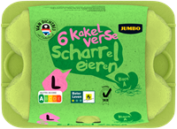 Jumbo Scharreleieren L 6 Stuks