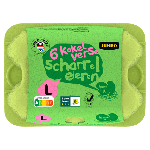 Jumbo Scharreleieren L 6 Stuks