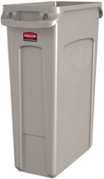 AFVALCONTAINER SLIM JIM GRIJS 87 LITER 1 Stuk