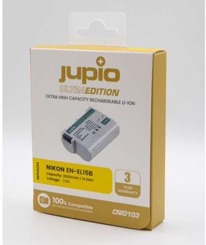 Jupio EN-EL15B *ULTRA* 2000mAh (voor Nikon)