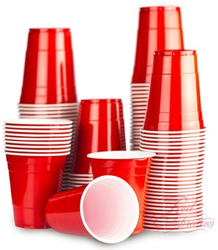 Red Cups original - American Party Cups 500ml - Beer Pong bekers