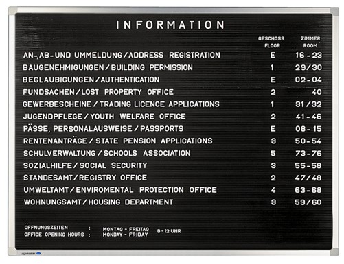 INFOBORD LETTER LM PREMIUM 40X60 RUBBERPROFIEL HOR 1 Stuk