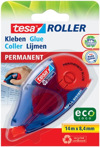LIJMROLLER TESA ECO NAVULBAAR PERM 1 Stuk