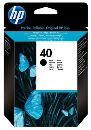 INKCARTRIDGE HP 40 51640A ZWART 1 STUK