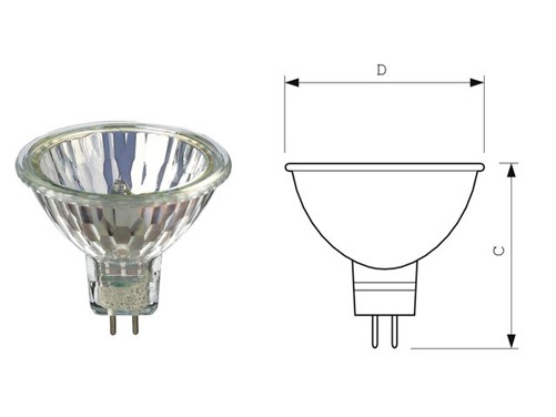 Halogeenlamp Philips Accent 35W 12V fitting GU5.3