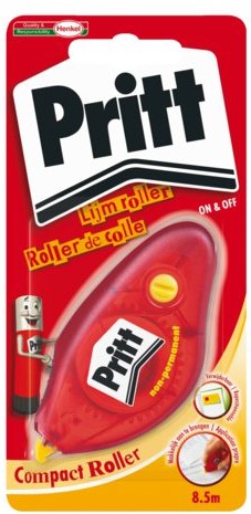 Lijmroller Pritt Compact non permanent op blister