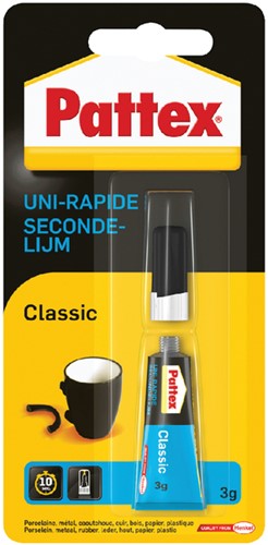 SECONDELIJM PATTEX TUBE 3GR 1 Stuk