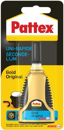 SECONDELIJM PATTEX GOLD ORIGINAL 3GR 1 Stuk