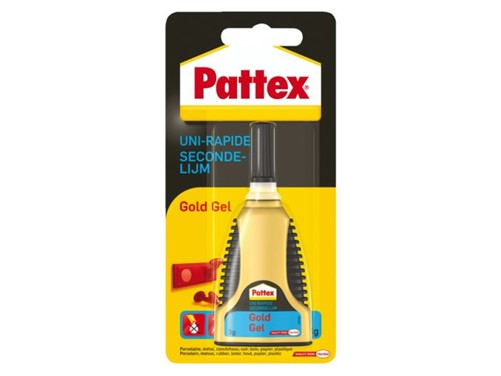 SECONDELIJM PATTEX GOLD GEL 3GR 1 Stuk