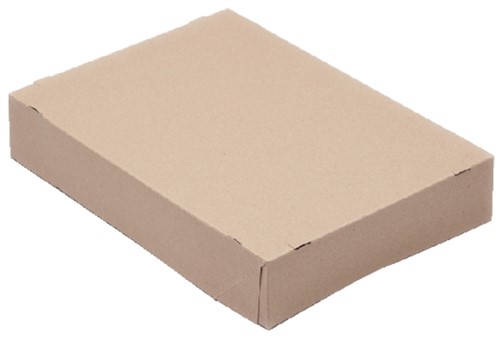 PARAATDOOS CLEVERPACK A4 500V 305X218X55MM BRUIN 10 Stuk