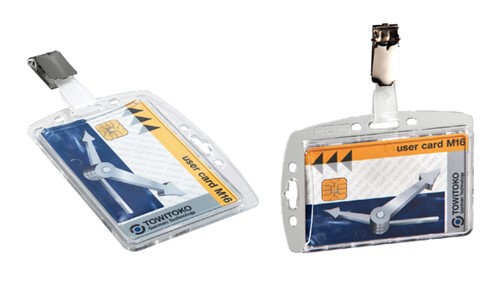 BADGE DURABLE 8118.19 BEDRIJFSPAS MET CLIP 54X85MM 1 Stuk-3