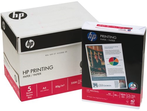 Kopieerpapier HP CHP210 printing paper A4 80gr wit 500vel