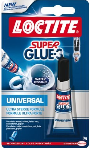 SECONDELIJM LOCTITE UNIVERSAL 3GR 1 STUK
