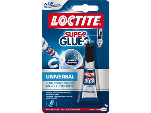 SECONDELIJM LOCTITE UNIVERSAL 3GR 1 STUK