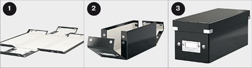 DVD-BOX LEITZ CLICK STORE 206X147X352MM WIT 1 Stuk-2