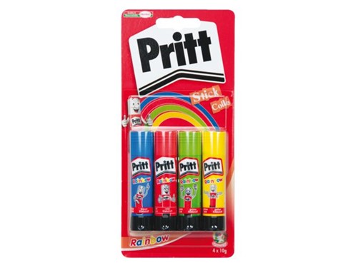 LIJMSTIFT PRITT 2270013 10GR FUN COLORS 4 Stuk