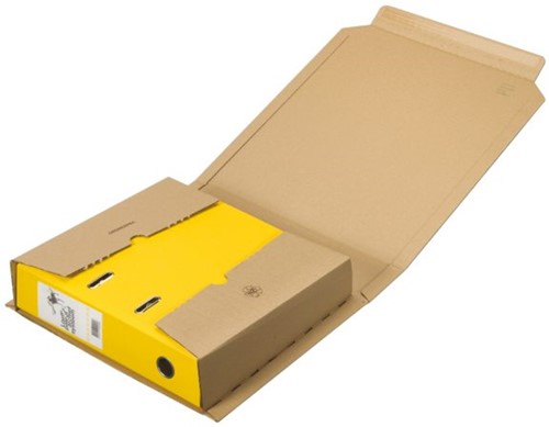 Verzenddoos ordnerpac Loeff 320x290x35/80mm bruin 25stuks