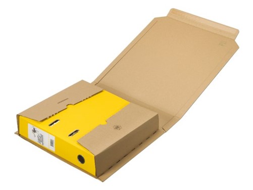 Verzenddoos ordnerpac Loeff 320x290x35/80mm bruin 25stuks