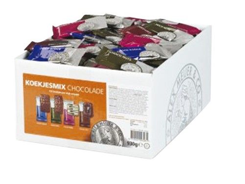 Koekjes Alex Meijer chocolade apart verpakt 125 stuks