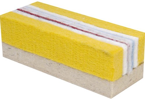 Krijtbordenwisser vilt 120x50x35mm