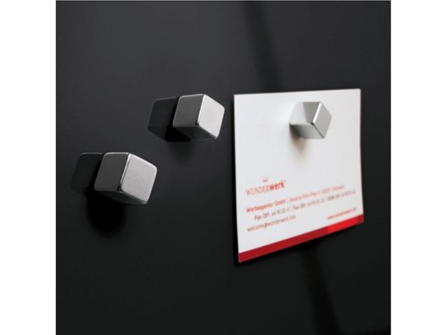 Glasbord Sigel magnetisch 480x480x15mm zwart-3
