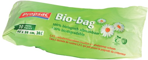 AFVALZAK BIO 44X56CM 18 MICRON 20 LITER 30 Rol