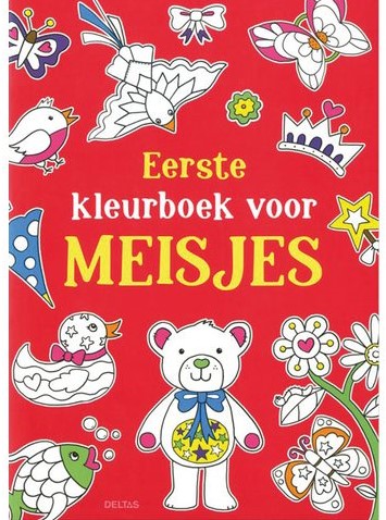 KLEURBOEK DELTAS EERSTE VOOR MEISJES 1 STUK
