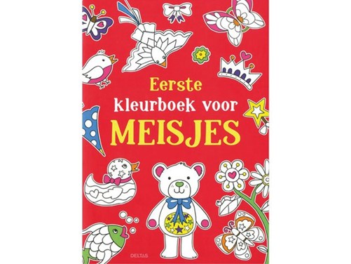 KLEURBOEK DELTAS EERSTE VOOR MEISJES 1 STUK