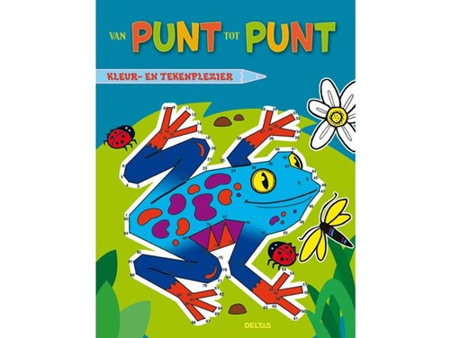 Kleur en tekenboek Deltas van punt tot punt plezier