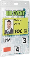 BADGE DURABLE EVENT A6 TRANSPARANT 20 Stuk