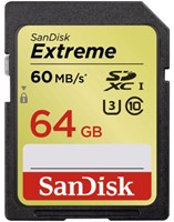 GEHEUGENKAART SANDISK SDXC EXTREME 64GB CL10 1 STUK-2