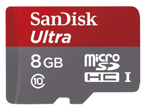 GEHEUGENKAART SANDISK MICRO SDHC 8GB CL10 1 STUK-2