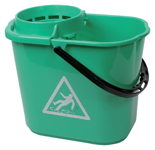 MOPEMMER SPAANS MET KORF 12LITER GROEN 1 Stuk