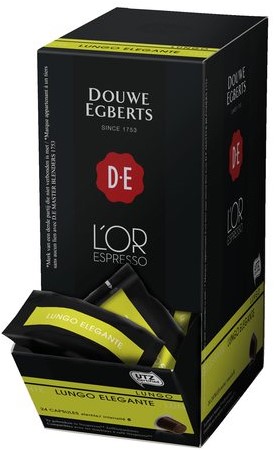 KOFFIE DOUWE EGBERTS L'OR ESPRESSO LUNGO ELEGANTE 24 STUK