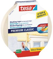 AFPLAKTAPE TESA 19MMX50M CLASSIC CREME 1 Stuk
