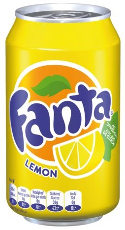 Frisdrank Fanta Lemon 33cl blikje