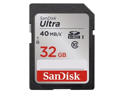GEHEUGENKAART SANDISK SDHC 32GB CL10 1 STUK