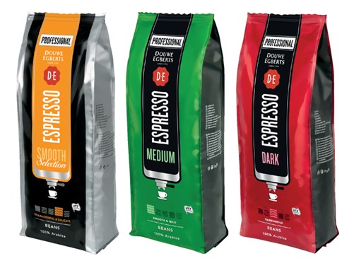 Koffie Douwe Egberts espresso bonen medium smooth 1000 Gram-3
