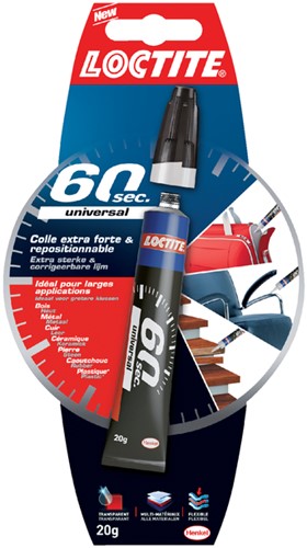 ALLESLIJM LOCTITE 60 SEC 20GR 1 Stuk