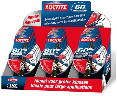 Alleslijm Loctite 60 sec 20gr display