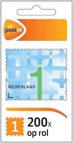 POSTZEGEL NL WAARDE 1 ZELFKLEVEND 200 STUKS 200 Stuk