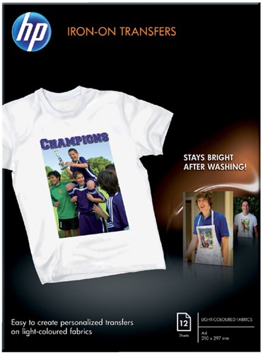 T-SHIRT TRANSFER HP C6050A A4 170GR 12 Vel