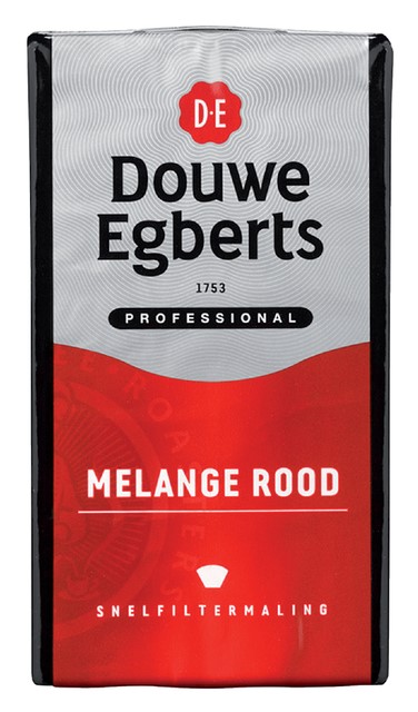 Koffie Douwe Egberts snelfilter Melange Rood 500gr 500 Gram