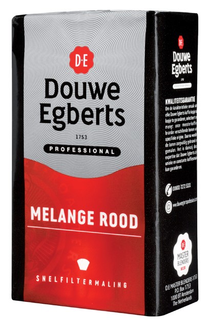 Koffie Douwe Egberts snelfilter Melange Rood 250gr 250 Gram-3
