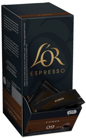 Koffie Douwe Egberts L'Or Espresso Forza 24 cups
