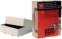 PARAATDOOS CLEVERPACK A5 500V 218X155X55MM WIT 10 Stuk