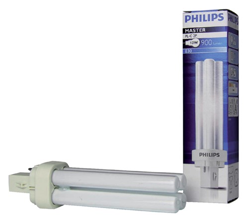 SPAARLAMP PHILIPS MASTER PL-C 13W 830 2P 1 Stuk