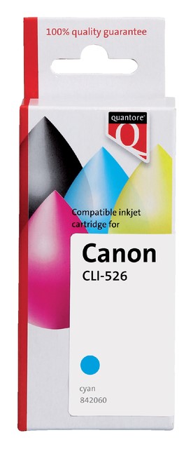 Inkcartridge Qua Can CLI-526 blauw 1 Stuk