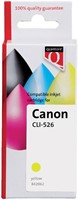 Inkcartridge Qua Can CLI-526 geel 1 Stuk