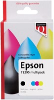Inkcartridge Qua Eps T129540 zwart 3 kleuren 4 Stuk